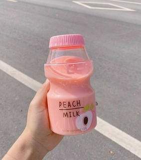 peach, korean things and drink