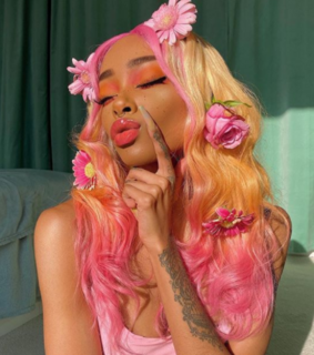 meninas, cabelo colorido and nyl