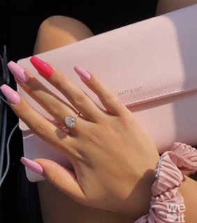 baby, nails and pink