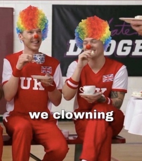 harry, styles and clown