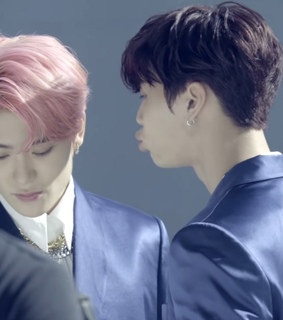 pouty, pink hair and johnny