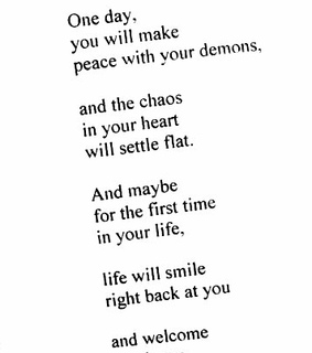 again, demons and peace