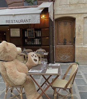 bear, candle and pink