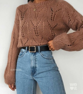 ootd, jeans and sweater