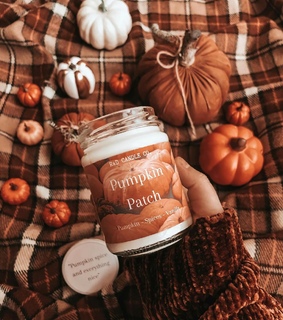 fall, candle and decor