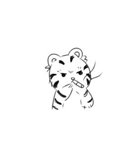 icon, tiger and overlay