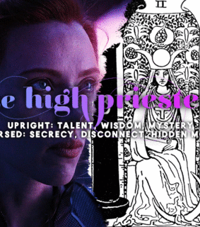 marvel, tarot cards and The High Priestess